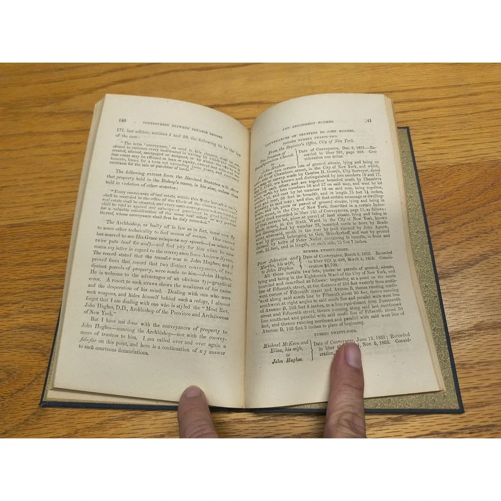 Brooksiana; Or, The Controversy Between Senator Brooks And Archbishop‎ Hughe...